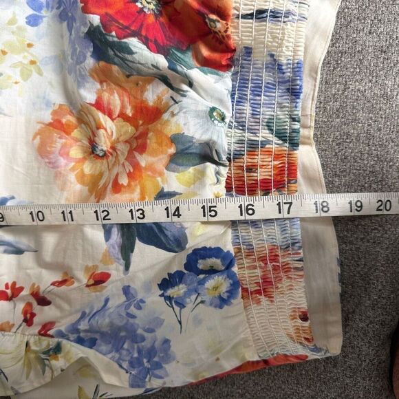 Express Floral Ruffle Sleeve Top Small - Picture 6 of 6